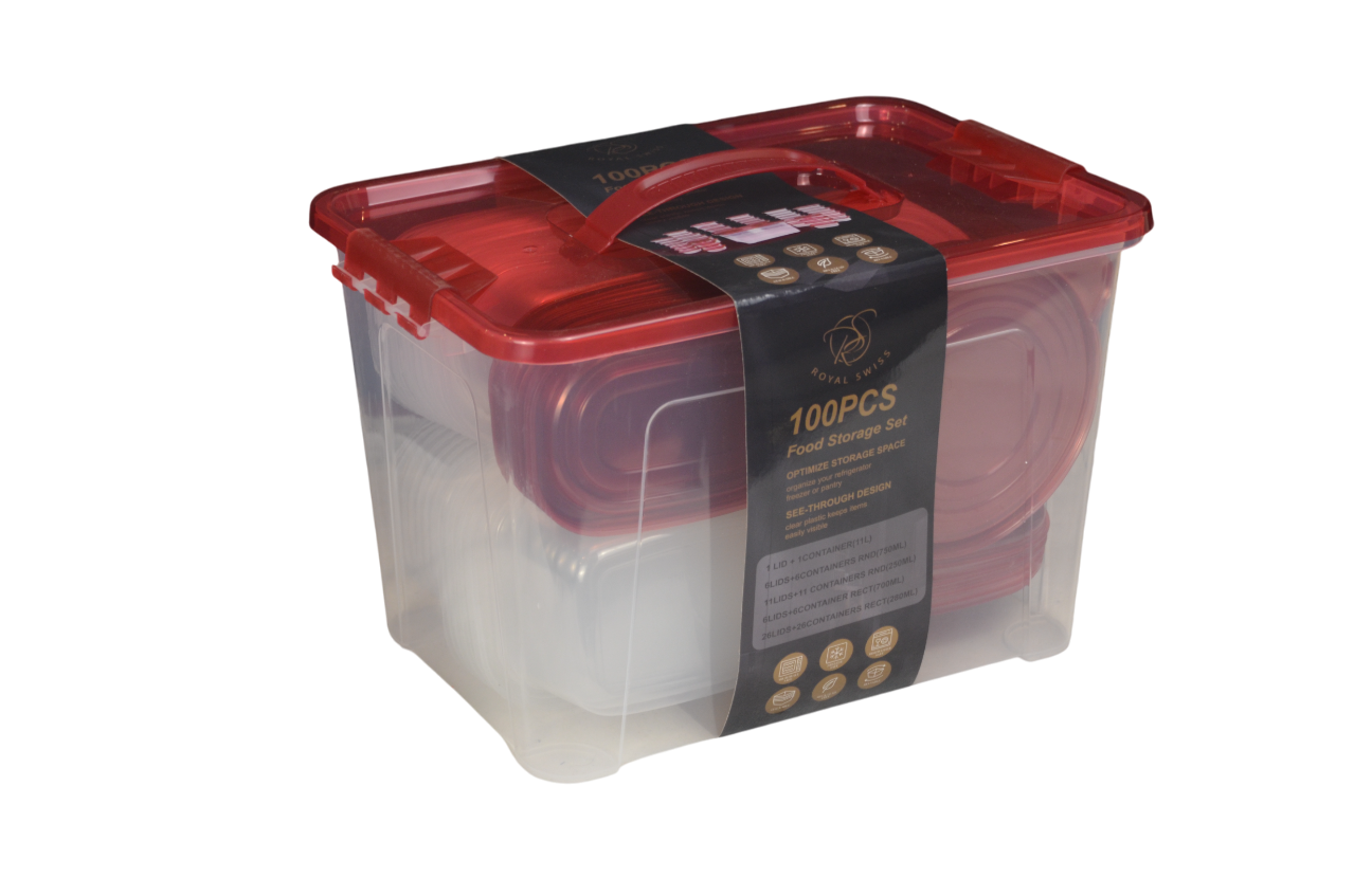 DSC_0751-Photoroom Royal Swiss – 100-Piece Food Storage - Image 1