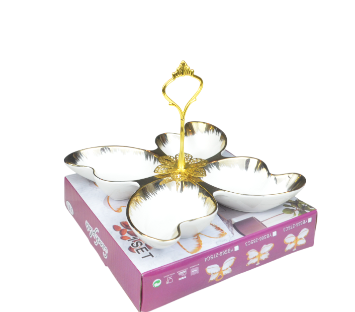 DSC_0844-Photoroom Flower-Shaped Porcelain Snack Bowl – Bild 1