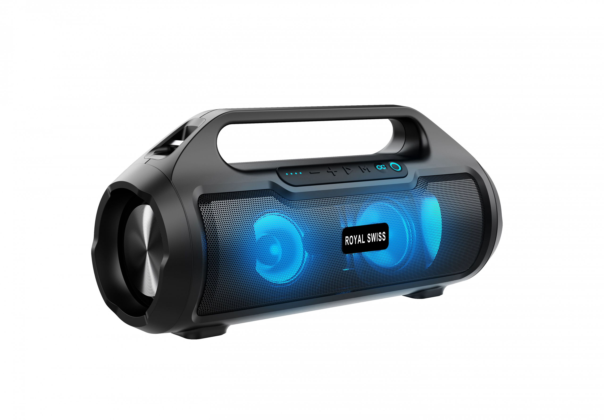 IMG_5194 Royal Swiss Compact Bluetooth Speaker with Handle - Image 1