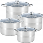 Stainless Steel Cookware Set – 4 Pieces