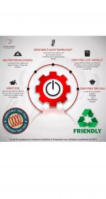 Stainless Steel Couscoussier with Stone-Effect Coating – 12L - Image 5