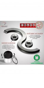 Stainless Steel Couscoussier with Stone-Effect Coating – 12L - Image 6